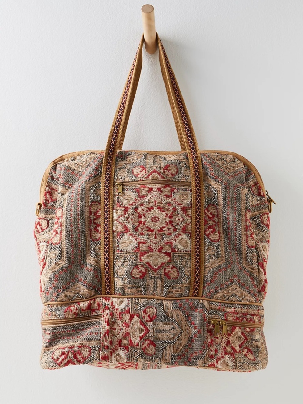 Free People Magic Carpet Weekender Bag !!🔥 RARE & STUNNING 🔥 - Picture 4 of 16